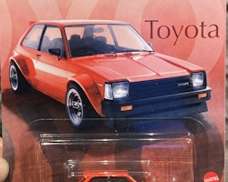 Skala 1/64 Hot Wheels PREMIUM - Toyota: Toyota Starlet KP61 81'
