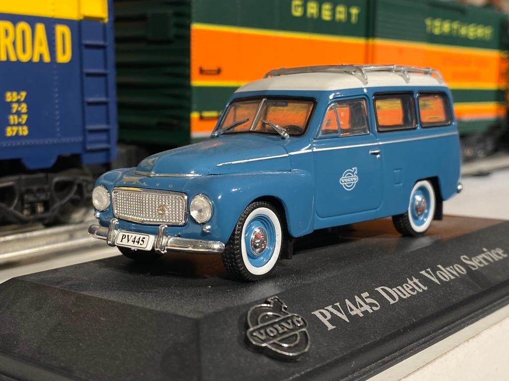 Skala 1/43 Volvo PV 445 Duett, VOLVO SERVICE fr Atlas Editions