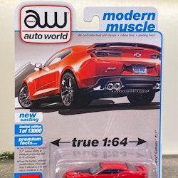 Skala 1/64 Chevy Camaro ZL1 18' fr AUTO WORLD Lim.Ed. Rel.1 Ver B