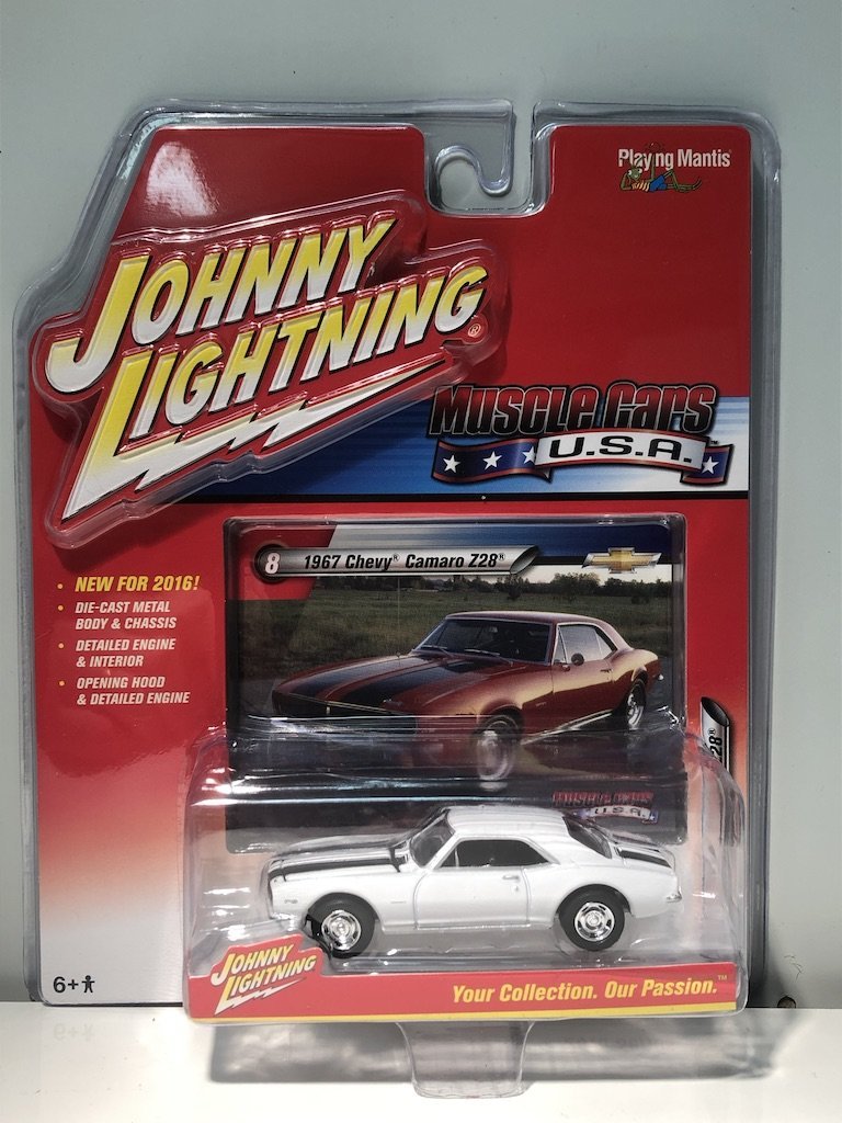 Skala 1/64 Chevy Camaro Z28 67' MUSCLE CARS U.S.A.  fr Johnny Lightning