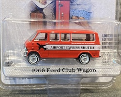 Skala 1/64 Ford Club Wagon 68', Airport Express Shuttle fr Greenlight