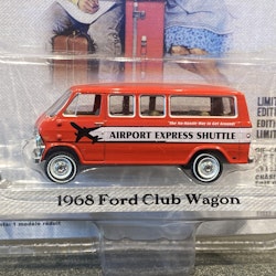 Skala 1/64 Ford Club Wagon 68', Airport Express Shuttle fr Greenlight
