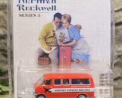 Skala 1/64 Ford Club Wagon 68', Airport Express Shuttle fr Greenlight