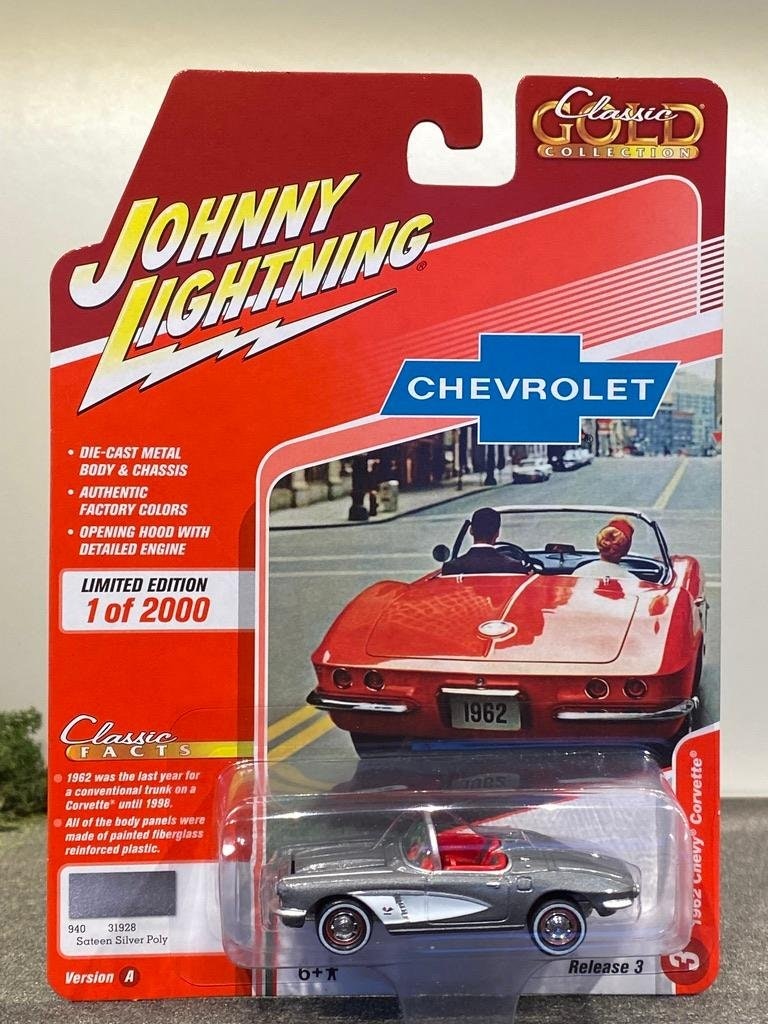 Skala 1/64 Chevy Corvette 62'Johnny Lightning