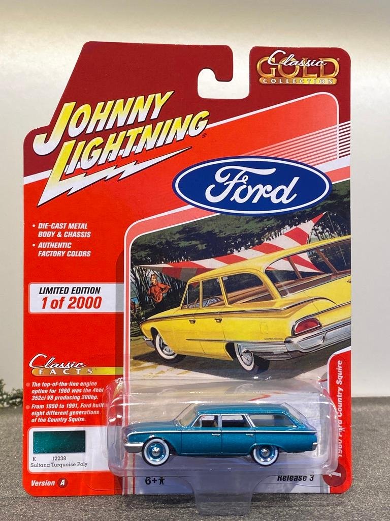 Skala 1/64 Ford Country Squire 60'Johnny Lightning
