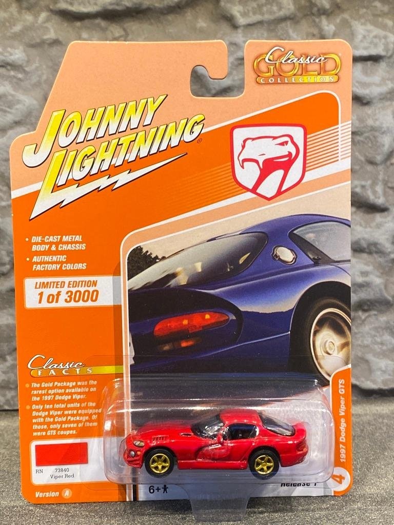 Skala 1/64 Dodge Viper GTS 97' fr Johnny Lightning