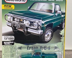 Skala 1/64 Chevy Custom Deluxe Stepside 80' fr AUTO WORLD Lim. Ed. Rel. 5 Ver B