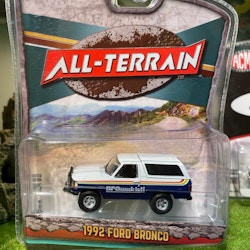 Skala 1/64 Ford Bronco 92' BF Goodrich "All-Terrain" från Greenlight