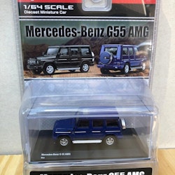 Skala 1/64 Mercedes-Benz G55 AMG, blå fr KYOSHO