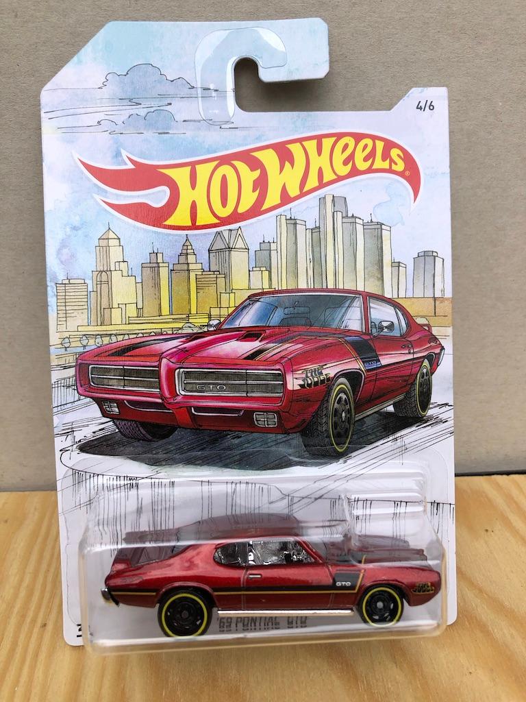 Skala 1/64 Hot Wheels Pontiac GTO 69'