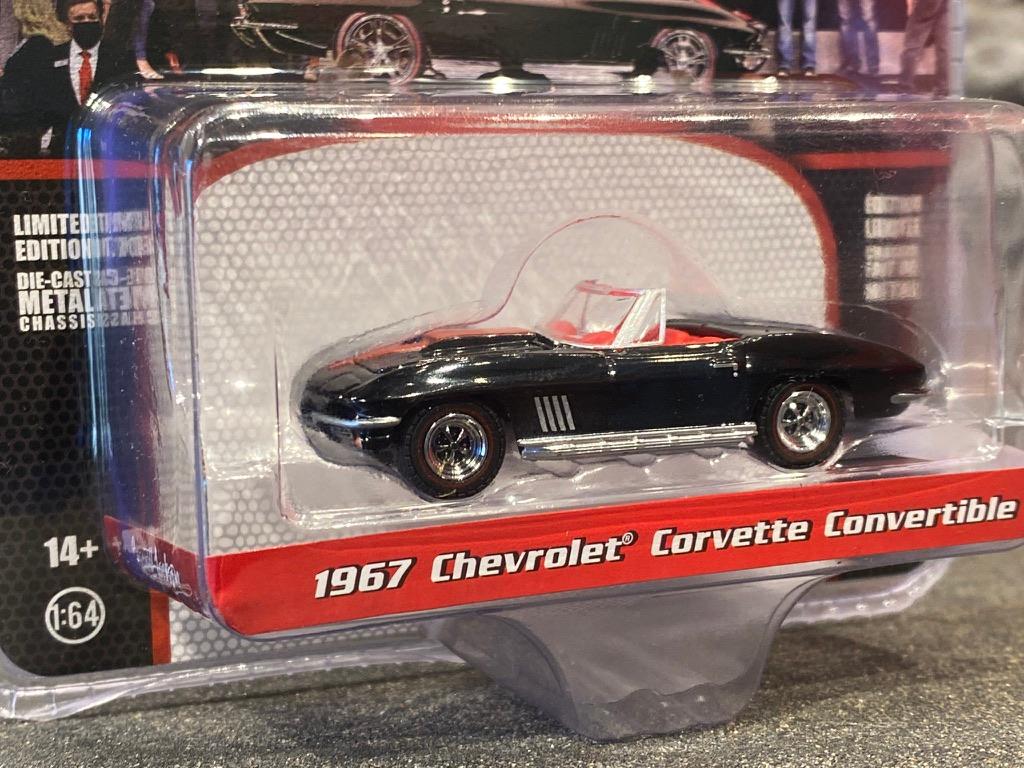 Skala 1/64 Chevrolet Corvette convertible 67' Barrett Jackson auctions fr Greenlight
