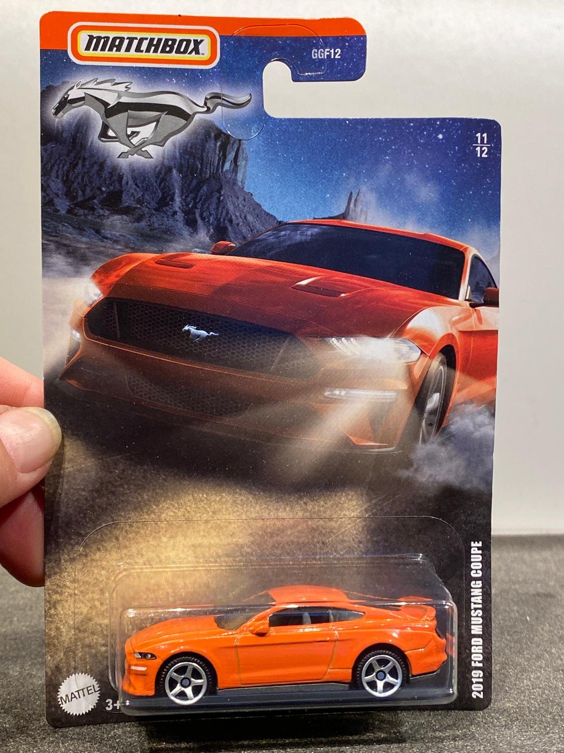 Skala 1/64, Matchbox: Ford Mustang Coupe 2019'