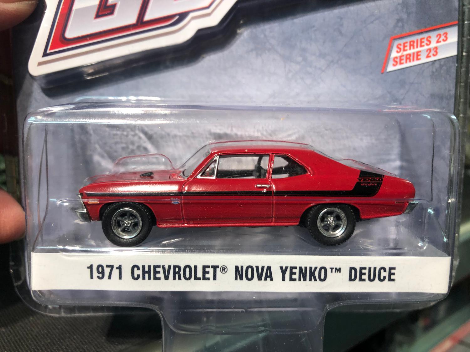 Skala 1/64 Chevrolet Nova Yenko Deuce 71' "GL Muscle" från Greenlight