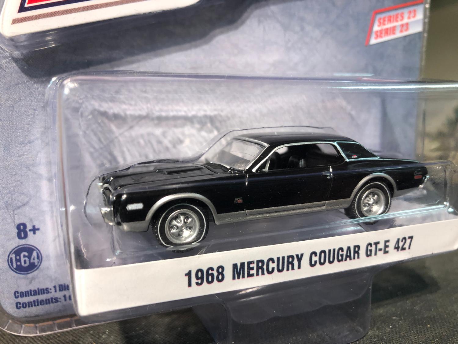 Skala 1/64 Mercury Cougar GT-E 427 68' "GL Muscle" från Greenlight