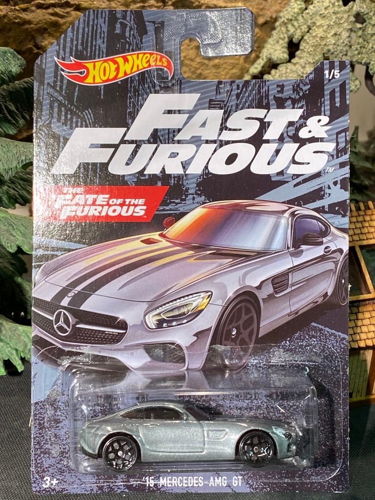 Skala 1/64 Hot Wheels - Fast & Furious: Mercedes-AMG GT 15'