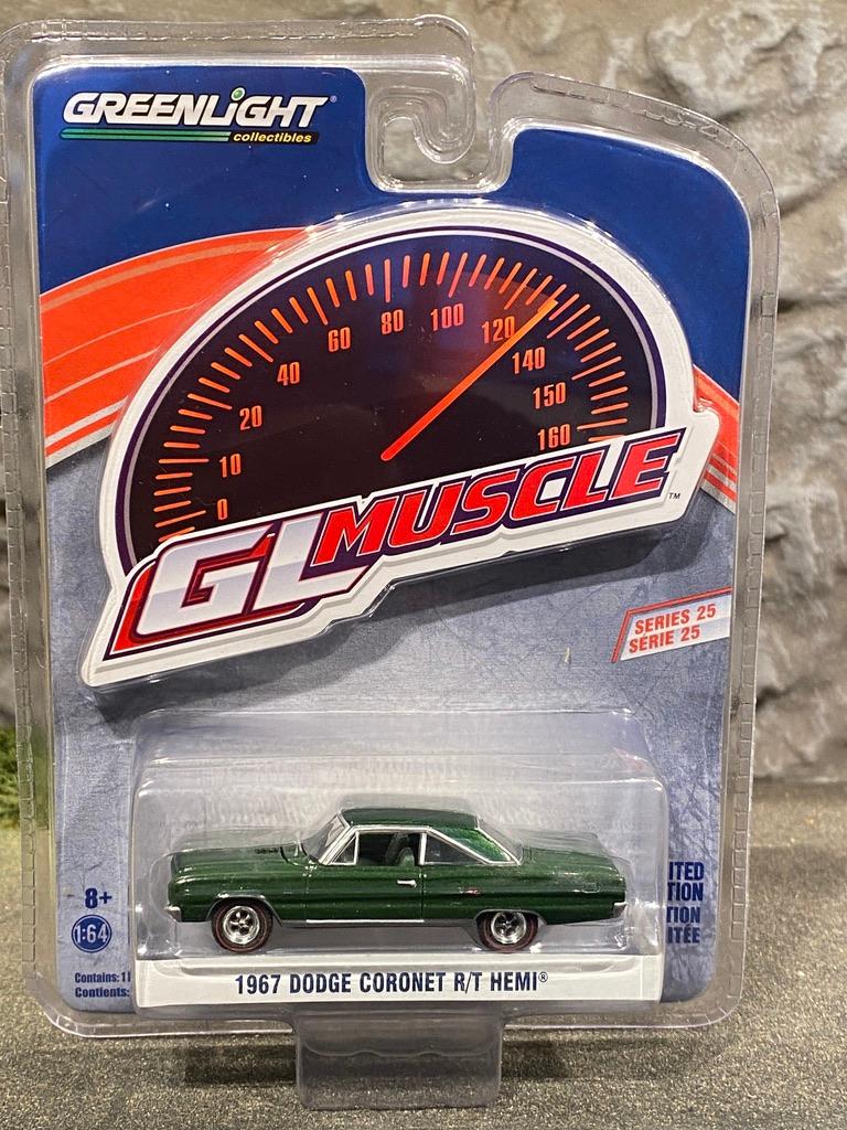 Skala 1/64 Dodge Coronet R/T Hemi 67' "GL Muscle" från Greenlight