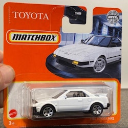 Skala 1/64 Matchbox - Toyota MR2 1984 m nedfällda strålkastare