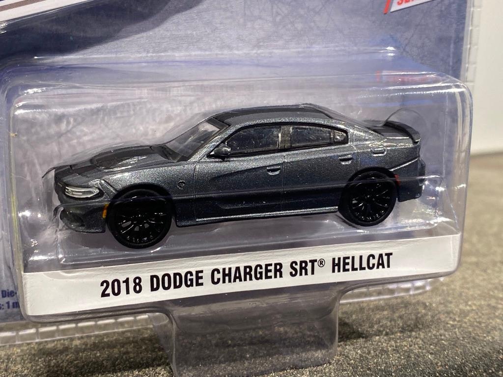 Skala 1/64 Dodge Charger SRT Hellcat 18' "GL Muscle" från Greenlight