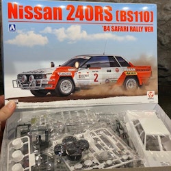 Skala 1/24 Nissan 240RS (BS110) 84' Safari Rally Ver. fr BEEMAX