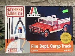 Skala 1/35 Fire Dept. Cargo Truck Hummer, Kit m verktyg från ITALERI