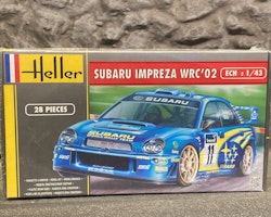 Skala 1/43, Subaru Impreza WRC -02'  Byggmodell fr Heller