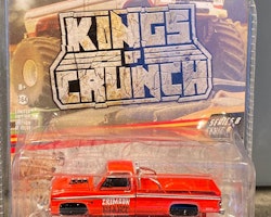 Skala 1/64 Chevrolet Silverado 87' Crimson Gaint "King of Crunch" fr Greenlight