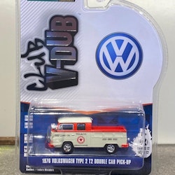 Skala 1/64 Volkswagen T2 Double Cab 76' "Texaco" Club V-DUB fr Greenlight