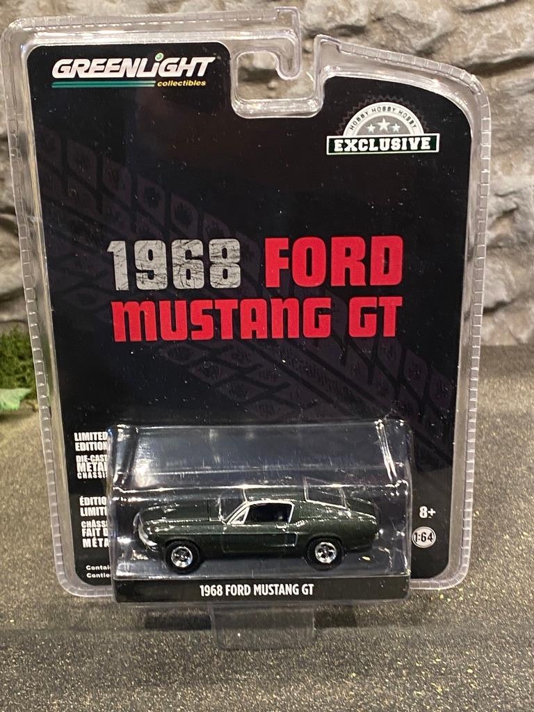 Skala 1/64 Ford Mustang GT 1968 från Greenlight Exclusive