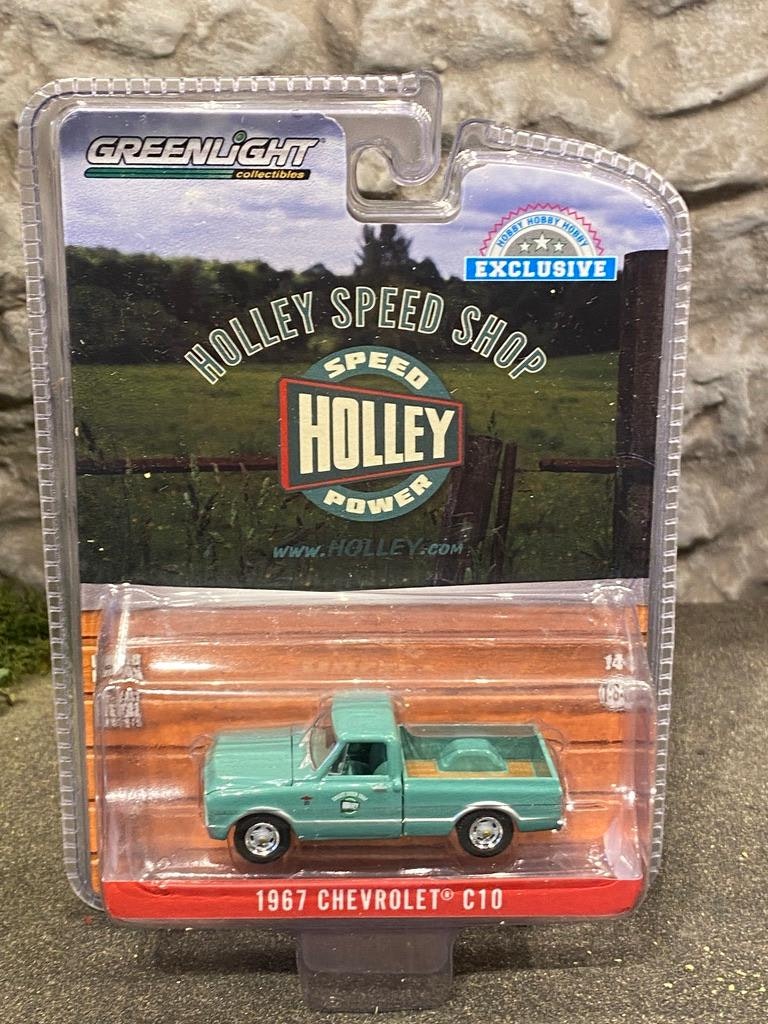 Skala 1/64 Chevrolet C10 Shortbed 67 - "Holley" från Greenlight Exclusive