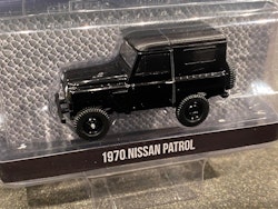 Skala 1/64 Nissan Patrol 70' "Black Bandit Collection" från Greenlight