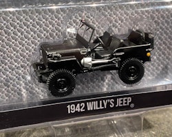 Skala 1/64 Willy's Jeep 1942' "Black Bandit Collection" från Greenlight