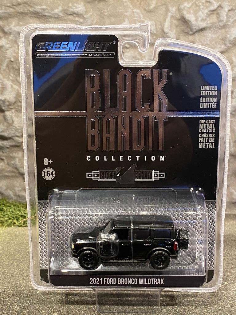 Skala 1/64 Ford Bronco Wildtrak 21' "Black Bandit Collection" från Greenlight
