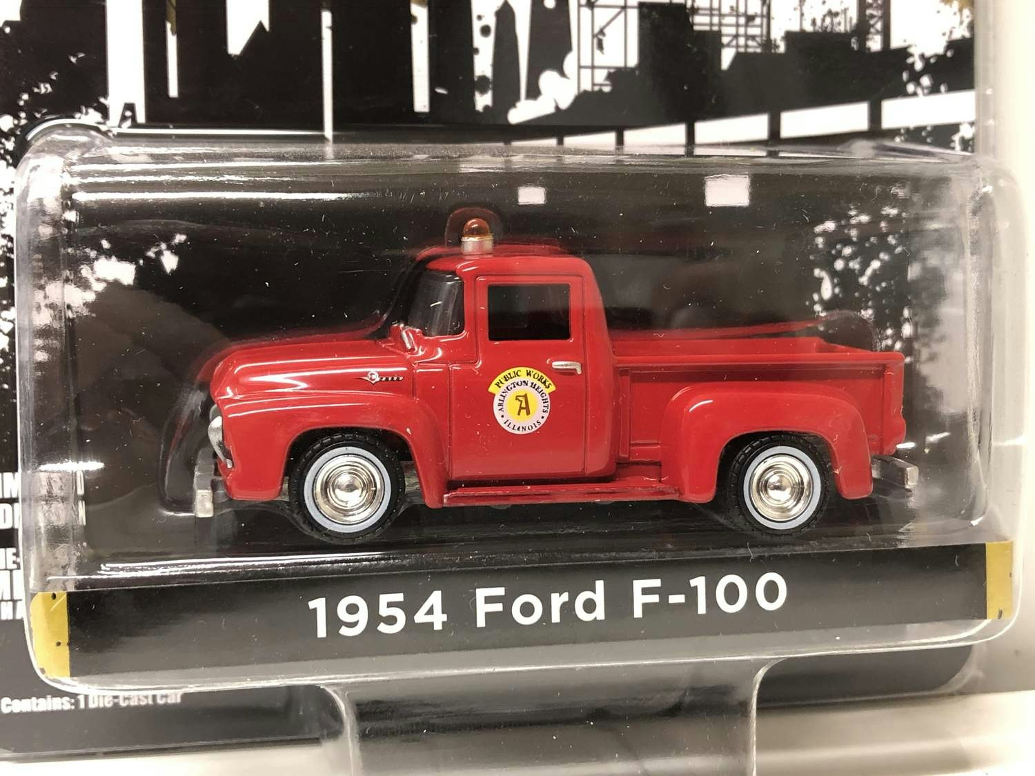 Skala 1/64 Ford F-100  54' "Arlington Heights Illinois" från Greenlight Lmt Ed