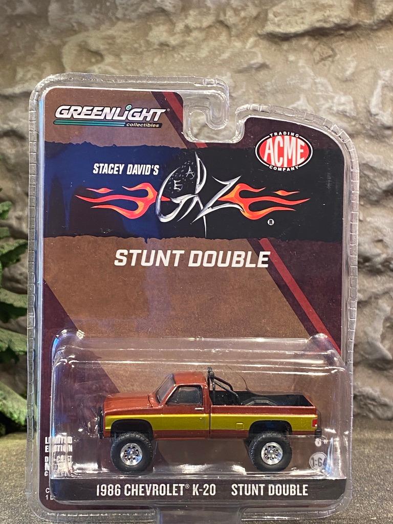 Skala 1/64 Chevrolet K-20 Stunt Double från Greenlight