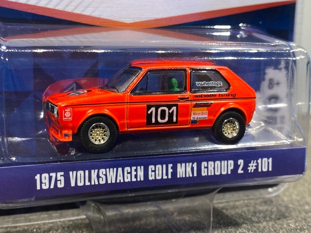 Skala 1/64 Volkswagen Golf MK1 Group 2, 75' #101 Club V-DUB från Greenlight