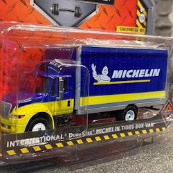 Skala 1/64 International DuraStar - Michelin Tires Box Van "H.D. Trucks" fr Greenlight