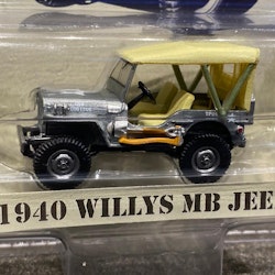 Skala 1/64 Willys MB JEEP 40' "80 Years" från Greenlight