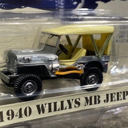 Skala 1/64 Willys MB JEEP 40' "80 Years" från Greenlight