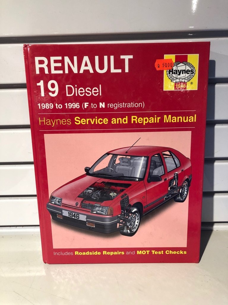 Haynes Reparationshandbok / Instruktionsbok Renault 19 Diesel