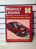 Haynes Reparationshandbok / Instruktionsbok Renault Laguna 94-00 Uppd. upplaga