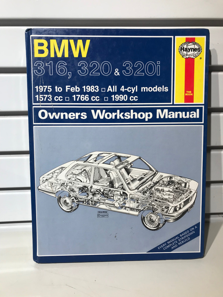Haynes Reparationshandbok / Instruktionsbok  BMW 316, 320 & 320i 1975-1983