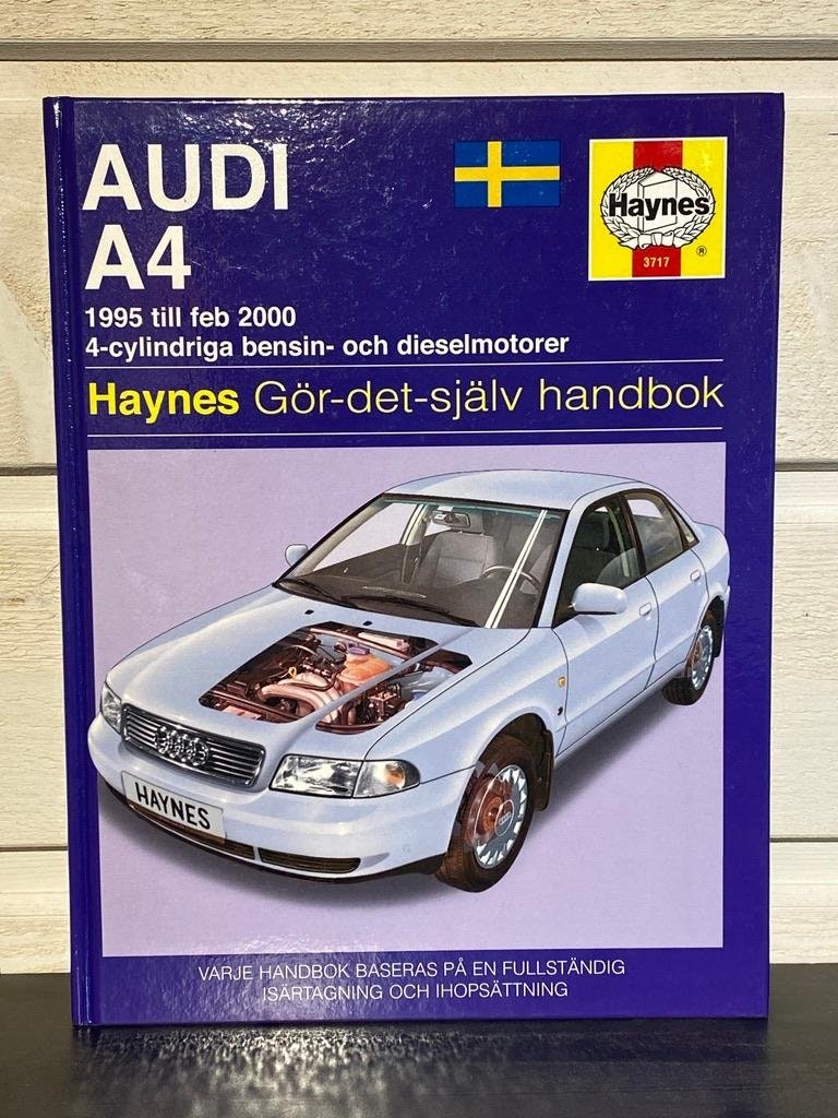 Haynes Reparationshandbok / Instruktionsbok Audi A4 95-00