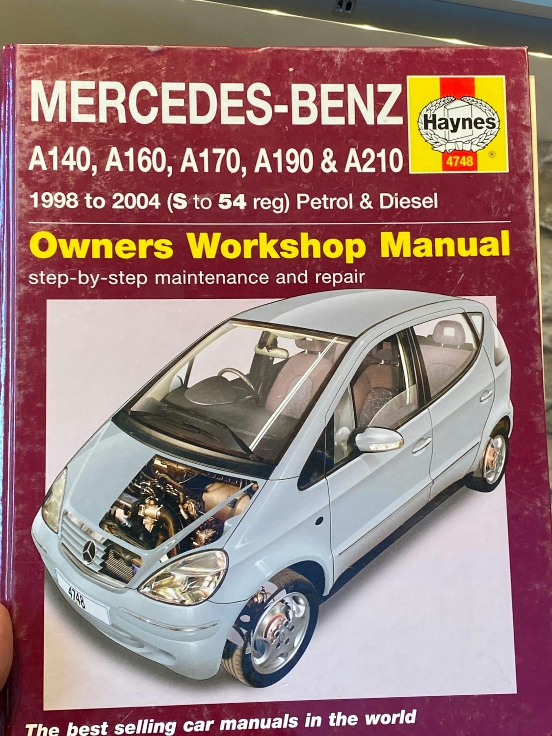 Haynes Reparationshandbok: Mercedes-Benz A140, A160, A170, A190, A210 98-04 Eng.