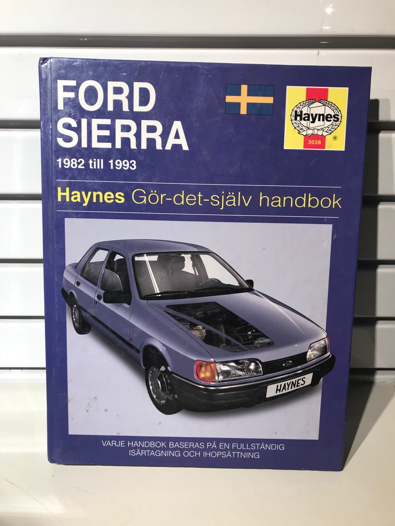 Haynes Reparationshandbok / Instruktionsbok Ford Sierra på svenska