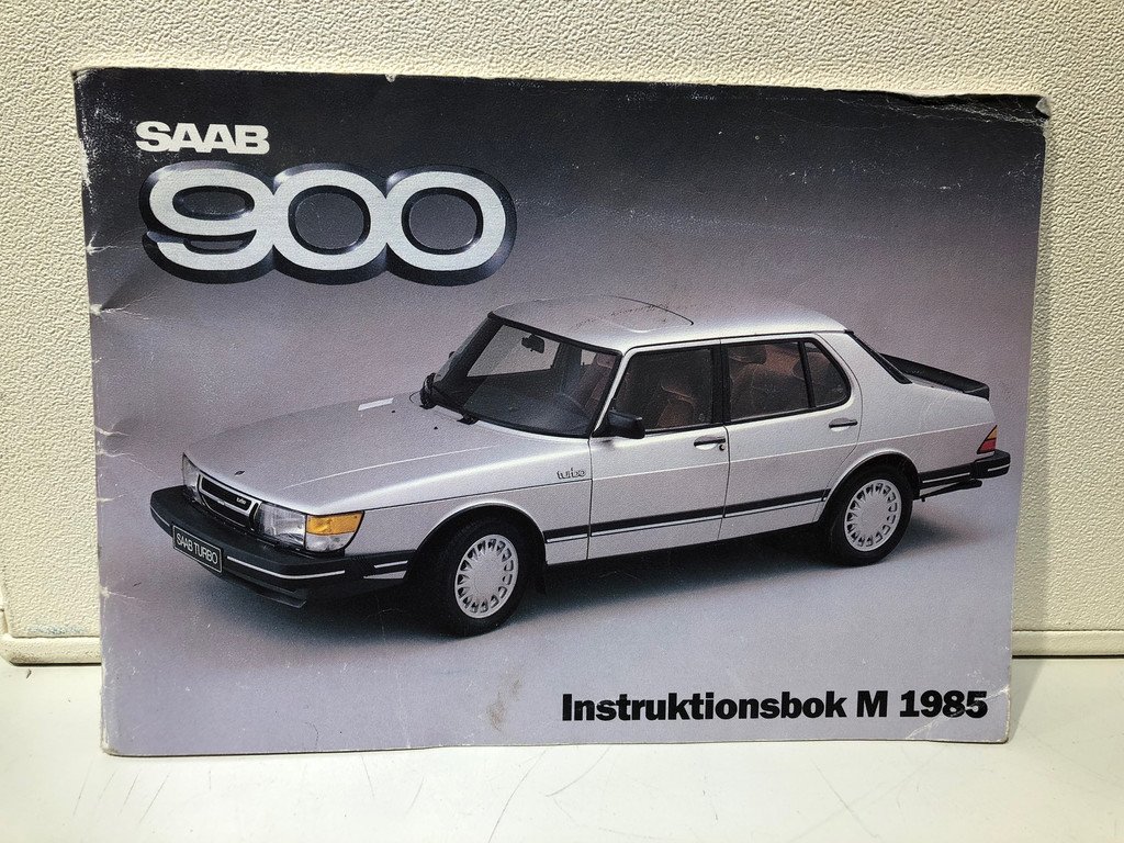 Instruktionsbok M - SAAB 900 1985