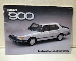 Instruktionsbok M - SAAB 900 1985