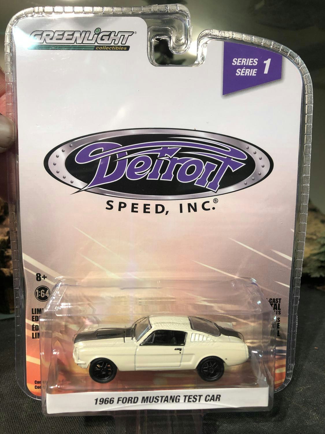 Skala 1/64 Ford Mustang Test Car 66' "Detroit Speed" från Greenlight