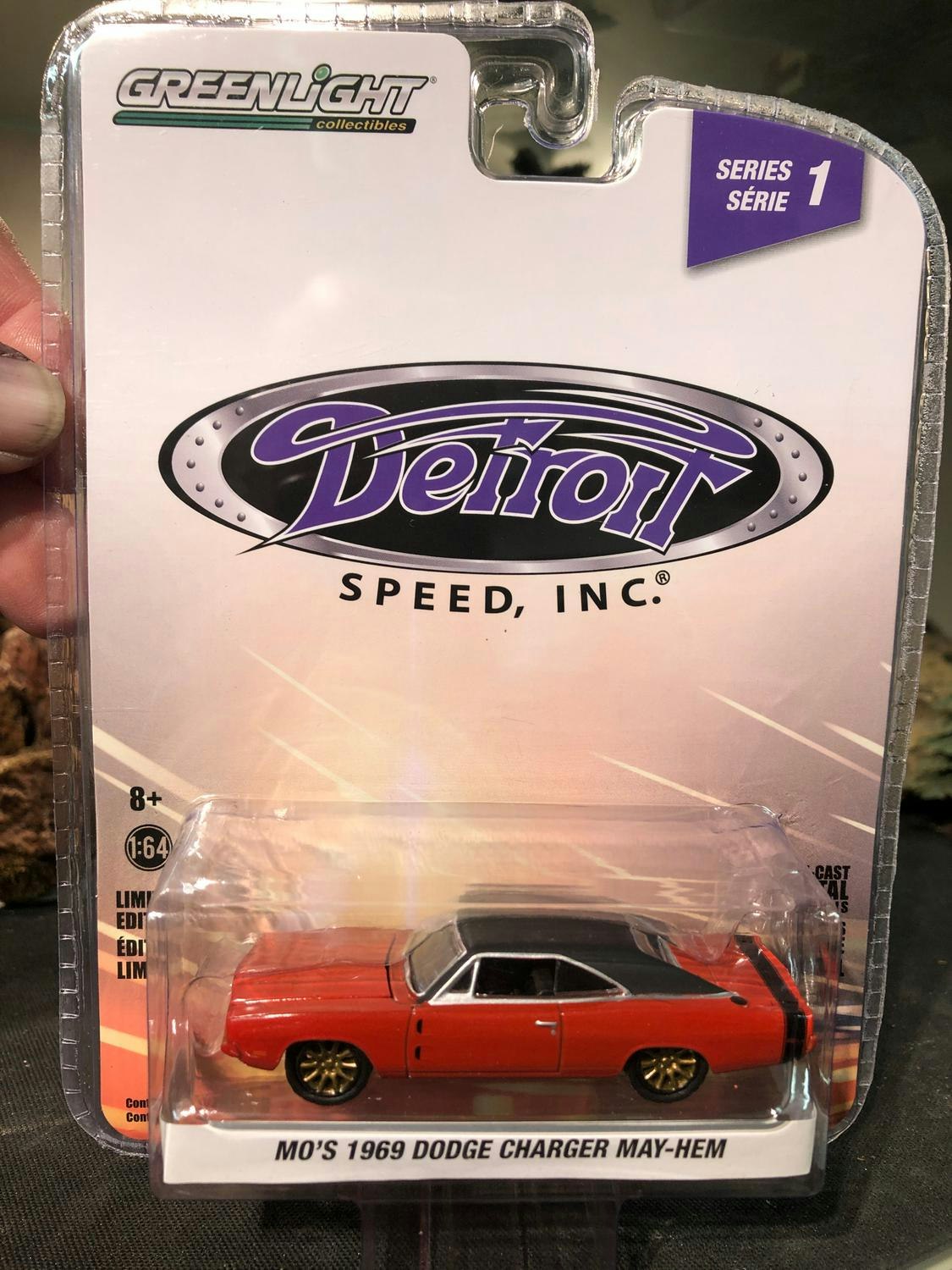 Skala 1/64 Mo's Dodge Charger May-hem 69' "Detroit Speed" från Greenlight