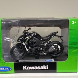 Skala 1/18 Motorcykel Kawasaki Z1000 R Edition 2017 fr Welly Collection