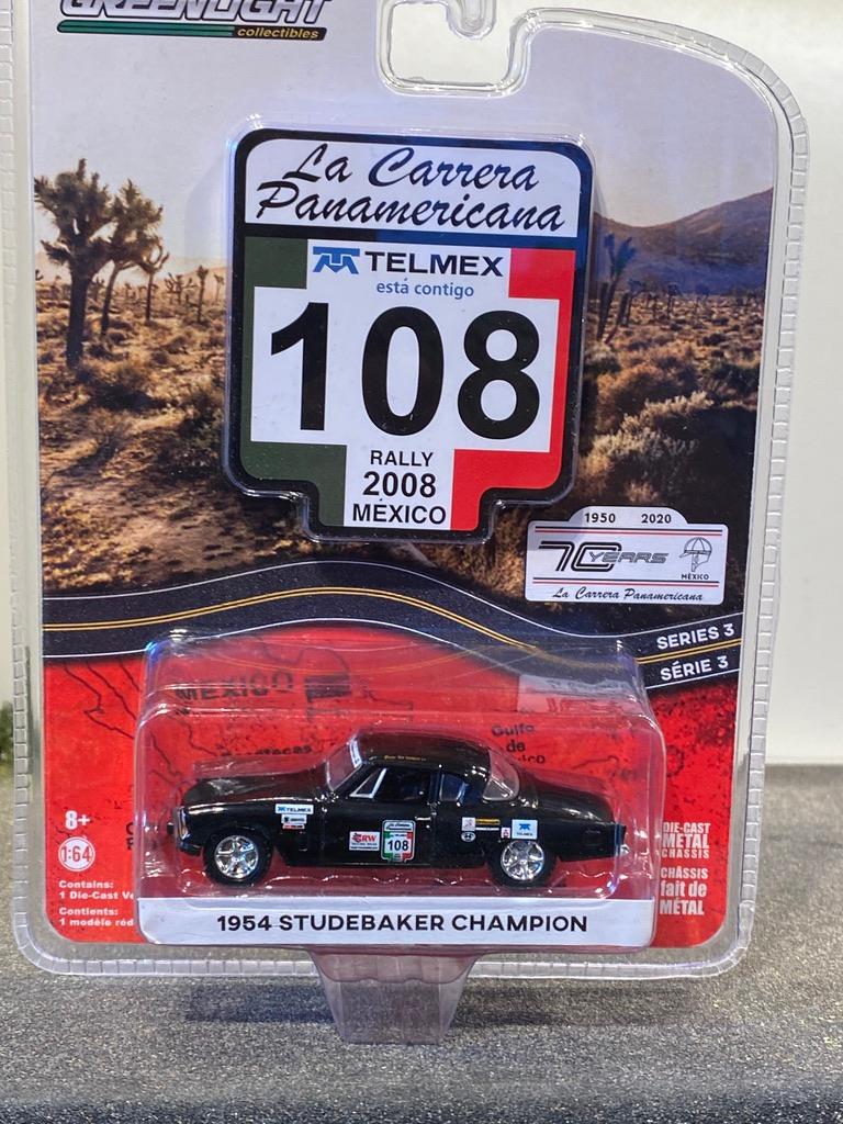 Skala 1/64 Studebaker Champion 54' Rally Panamericana från Greenlight